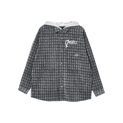 JACK JONES E40 Серый цвет Малиновки Мужская Рубашка