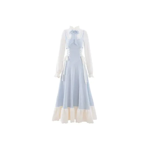 INNI Длинное платье с длинными рукавами женское