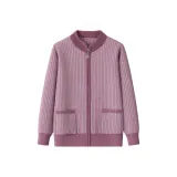 Флисовая подкладка фиолетового цвета