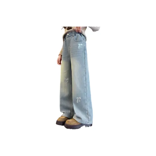 Little Redfish Изображение Цвет С флисовой подкладкой Школьный возраст Джинсы