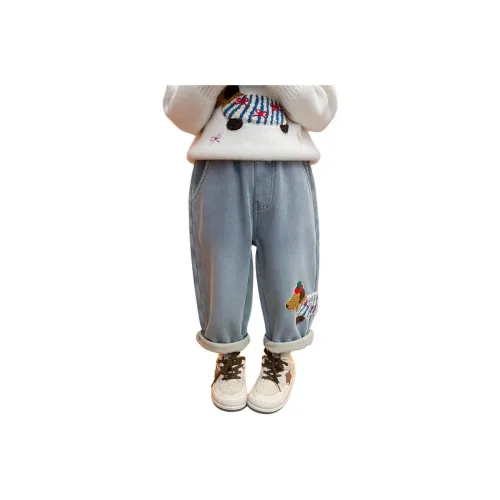 Mami Macca Джинсы Зимний Детские Возраст 3-7 Лет