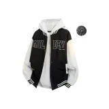 Черный (С подарками Серый Свитшот) [Бейсбольная куртка Улучшенный Утепленный-2000T Сжатый хлопок]