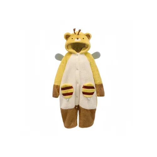 ECONICE Медведь Пчела Сон Лилия Женские Банные халаты