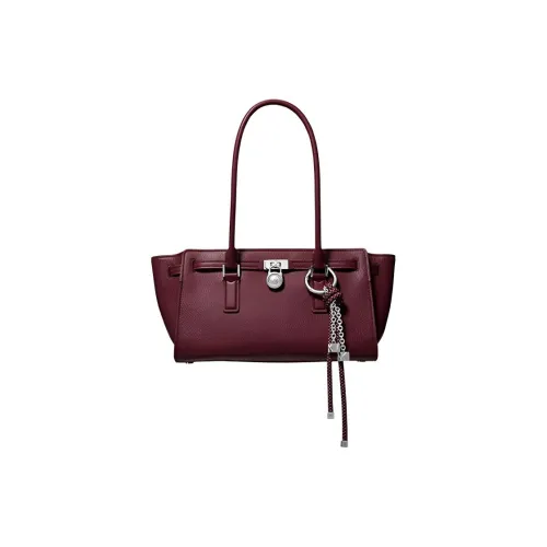 MICHAEL KORS Hamilton Series Кожа Сумка Маленькая Женская Бычий Кровавый Красный