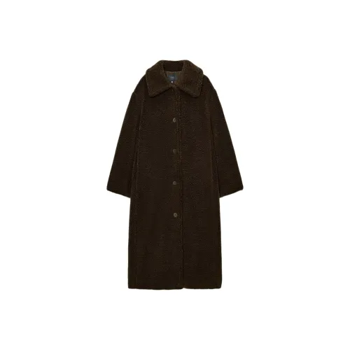 ZARA Collaboration Темно-коричневые женские бархатные куртки