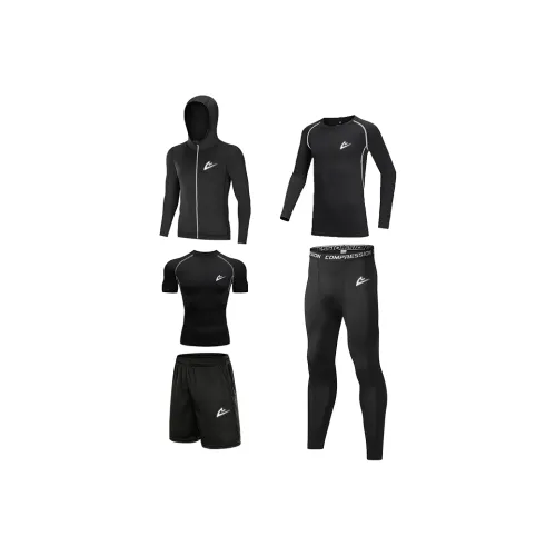 Sonic Cat Бег Комплекты Одежды Мужской Черный