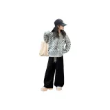 Синий Серый Шар Свитер 5