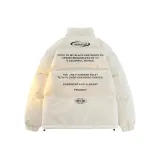 Белый хлопковый пуховик