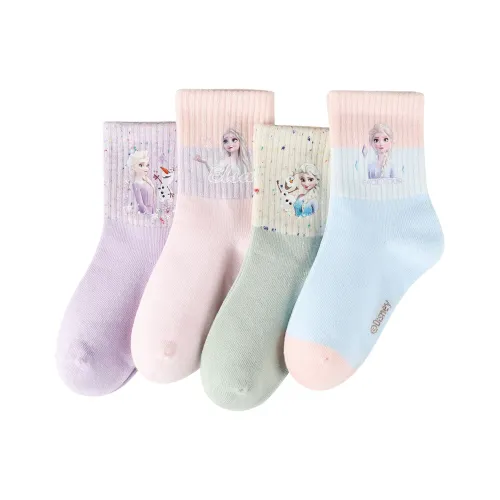 DISNEY FROZEN Осенние и зимние носки упаковка из 4 пар многоцветные