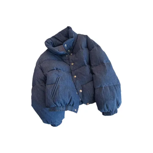 MUCCHIC Джинсовый синий Женские пуховики