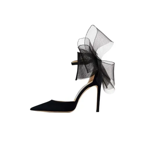 Jimmy Choo Averly Низкий узкий каблук Высокие каблуки