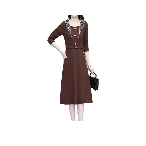 Mapping Длинное платье с длинными рукавами женское