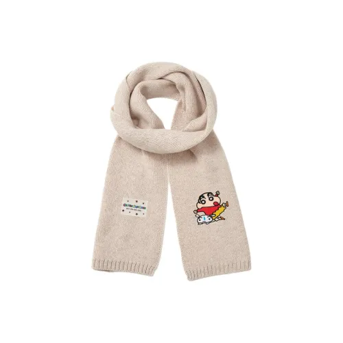 Crayon Shinchan 100% PURE Шерстяные Вязаные Шарфы Унисекс