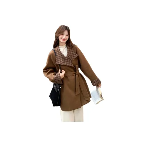 Cotton Gene Темно-коричневый [с подкладкой] Женское пальто