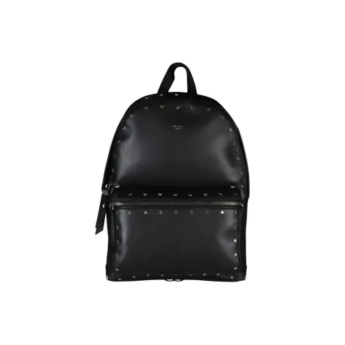 Jimmy Choo Leather Backpack Men's Black Джимми Чу Кожа Рюкзак Мужской Черный