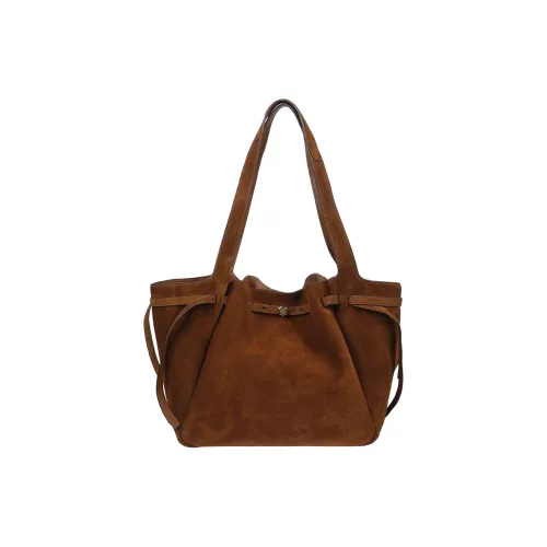 TORY BURCH Romy замша плечо сумка женская карамель