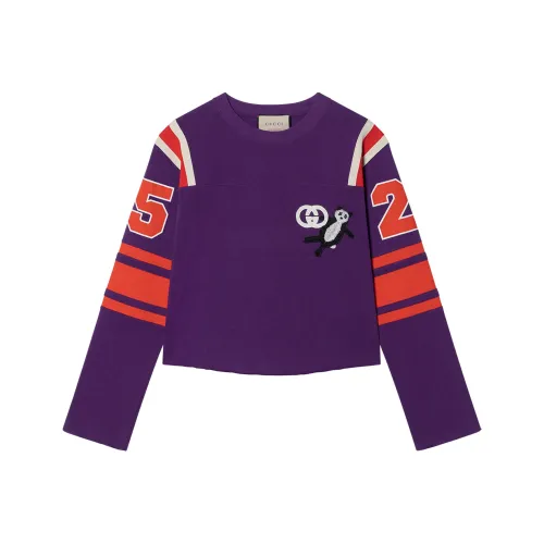 GUCCI FW22 Свитшот Женский Фиолетовый