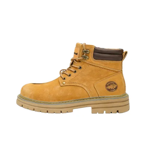 TEXWOOD Термический Аbrasion-Resistant Увеличение Высоты Slip-Resistant Покрытие Короткие Снежные Ботинки Мужские