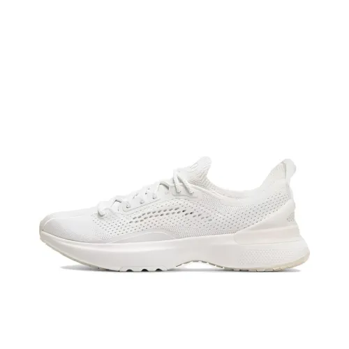 lululemon Chargefeel Дышащая Поддержка Rebound Беговые кроссовки Мужские Белые
