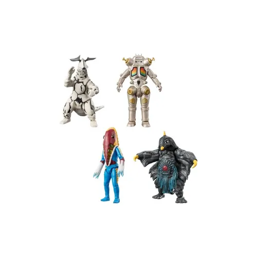 BANDAI Super Monster Красный King Air King Lucky Draw Single Capsule Toy Целая коробка 4 шт