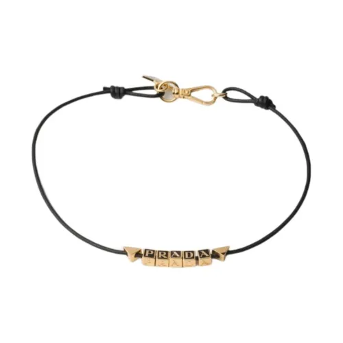 PRADA Кожа Ожерелья Женские Черный