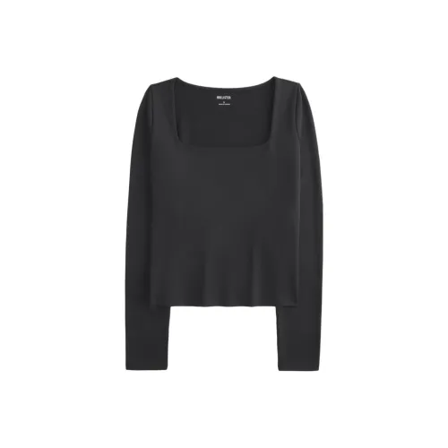 Hollister Черные Женские T-рубашки