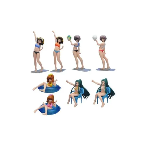 Bandai Lianggong Весна Купальник Lucky Draw Одиночная капсульная игрушка Цельная коробка 8 шт