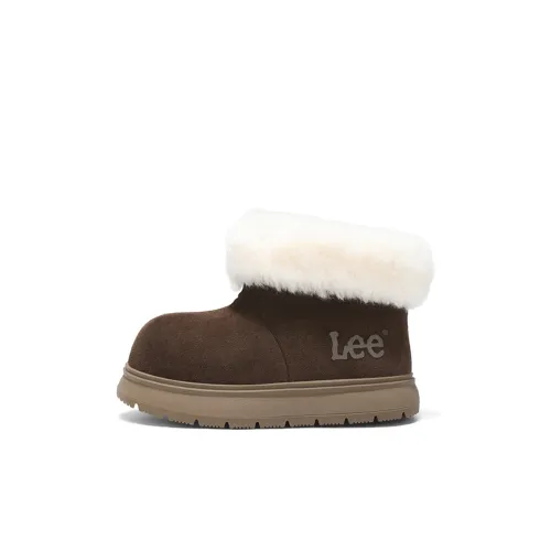 Lee совместный модель High Top Детский Хлопок Обувь Детский Кофе