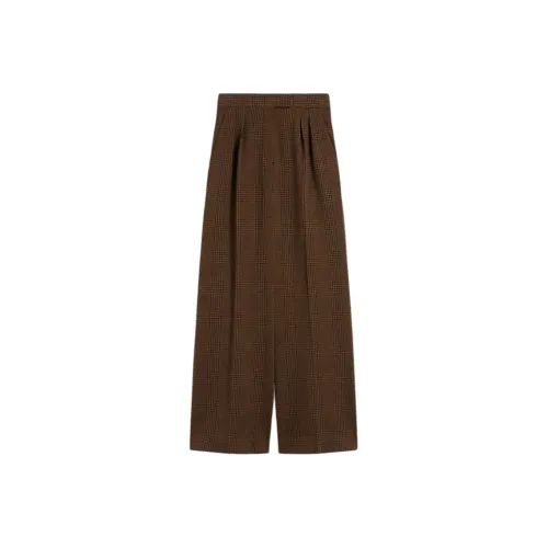 MaxMara Brown Women's Casual Pants МаксМара Коричневые Женские Повседневные Штаны