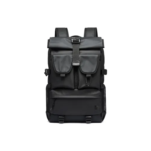 MOYYI Рюкзак из искусственной кожи унисекс черный