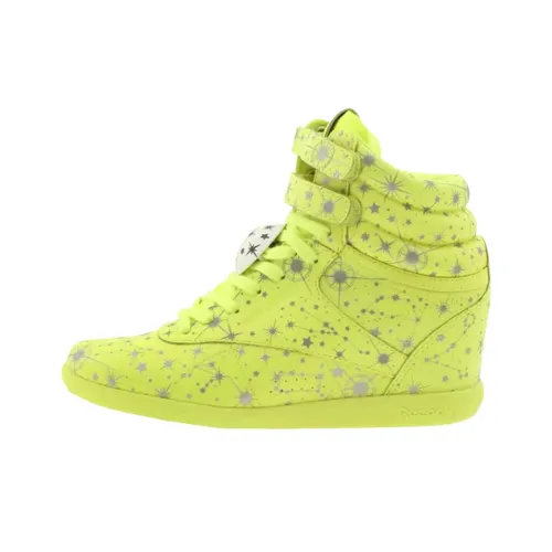 REEBOK x Melody Ehsani Freestyle Hi High Топ Скейтборд Кроссовки Женские Ярко-Желтые