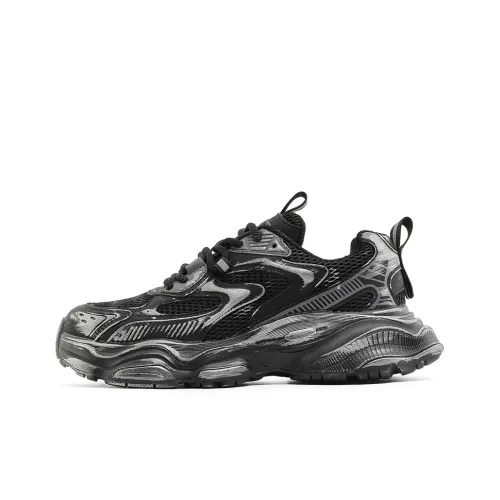 JINLAIKE Низкие кеды с толстой подошвой Мужские