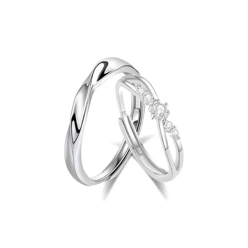 JINHENGXI Серебряные кольца унисекс