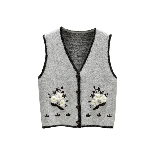 TOUCH Серый Бежевый Женский Жилеты