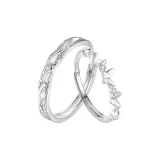Кольцо для пары "Любовь бабочки" (Свяжитесь с клиентской службой для индивидуального оформления)