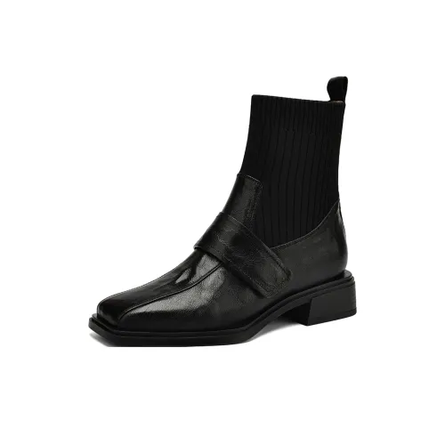 ZIXIAO Эластичные ботинки и ботфорты Женские