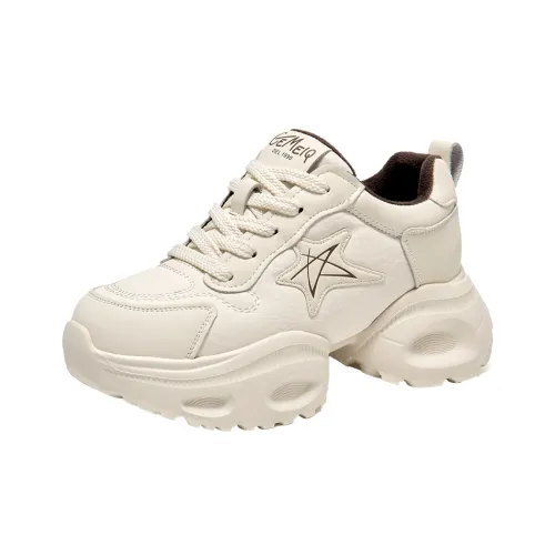 GEMEIQ Термический Аbrasion-Resistant Slip-Resistant Низкий Топ Толстая Подошва Кроссовки Женские