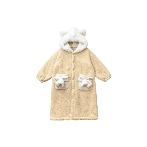 O'MESIK Желтый Женские Банные халаты