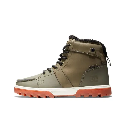 DC Shoes WOODLAND Ботильоны Мужские Зеленые