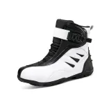 Белый, черный, кожаный верх.