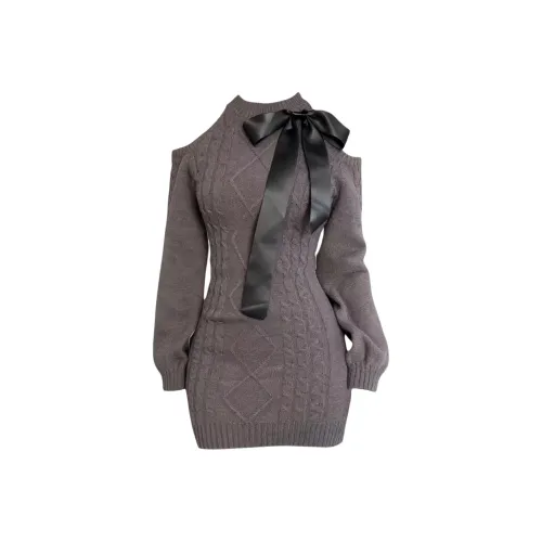 KKX Женские длинные платья с длинными рукавами