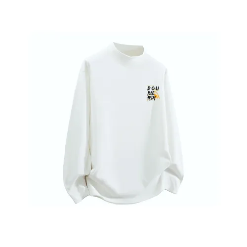 Двойная рыба Унисекс Трикотаж