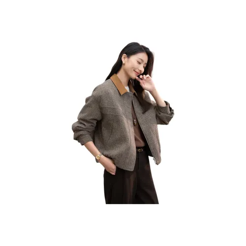 IHIMI Мокко Коричневый Женский Куртки