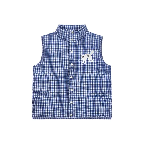 LEO NERI Blue Unisex Gilets