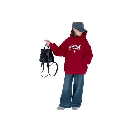 Smileyworld Красный худи свитшот для школьников