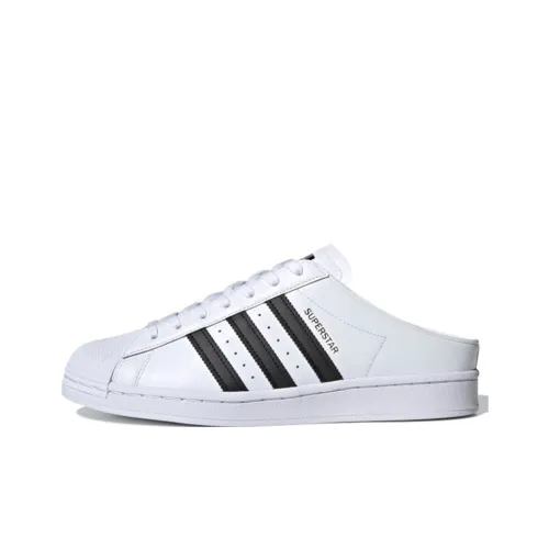 Adidas Originals Mule Low Top Скейтборд Кроссовки Унисекс Белый Черный