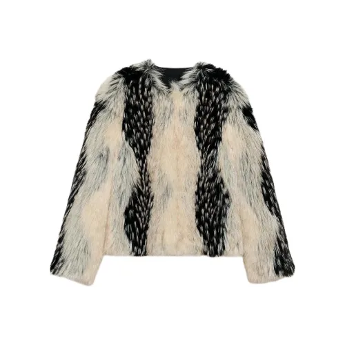 ZARA Collaboration ZW Series Бархат Feel Пальто Женское