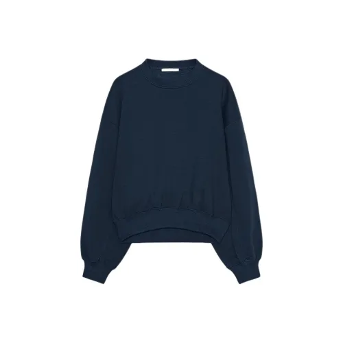 ZARA Collaboration Морской Синий Женский Свитшот