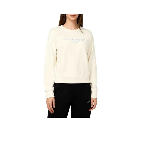 Skechers Pearl White 02EP Женские Свитшоты