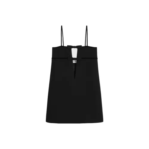 CELINE SS24 Slip Платье Женское Черное